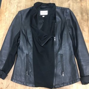 Olive and Oak Faux Leather Jacket